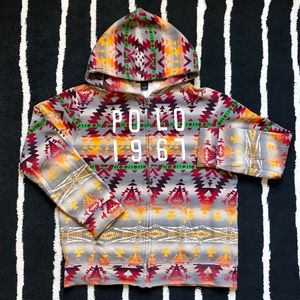 Polo Ralph Lauren Aztec Spell Out Hoodie